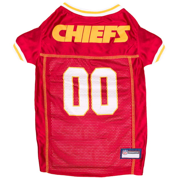 Patrick Mahomes Kansas City Chiefs Mesh Football Dog Jersey