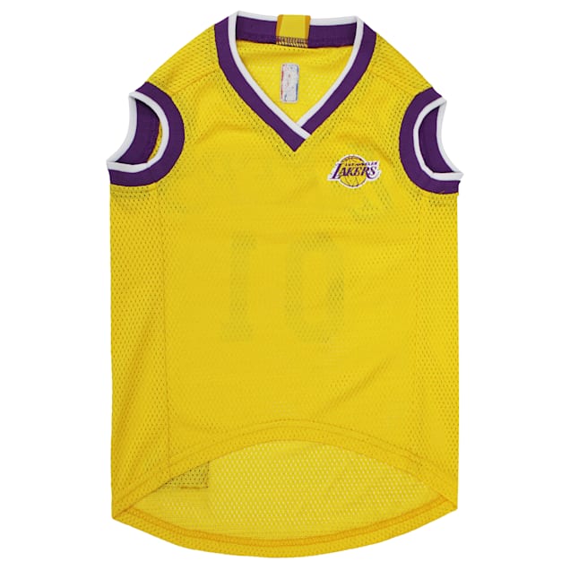 Pets First La Lakers Basketball Mesh Jersey for Dogs, X-Large