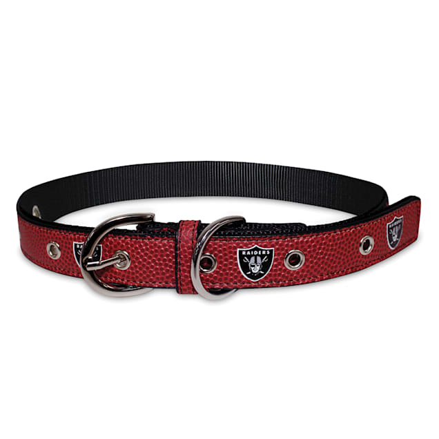 Little Earth Las Vegas Raiders Pet Team Collar Size: Large