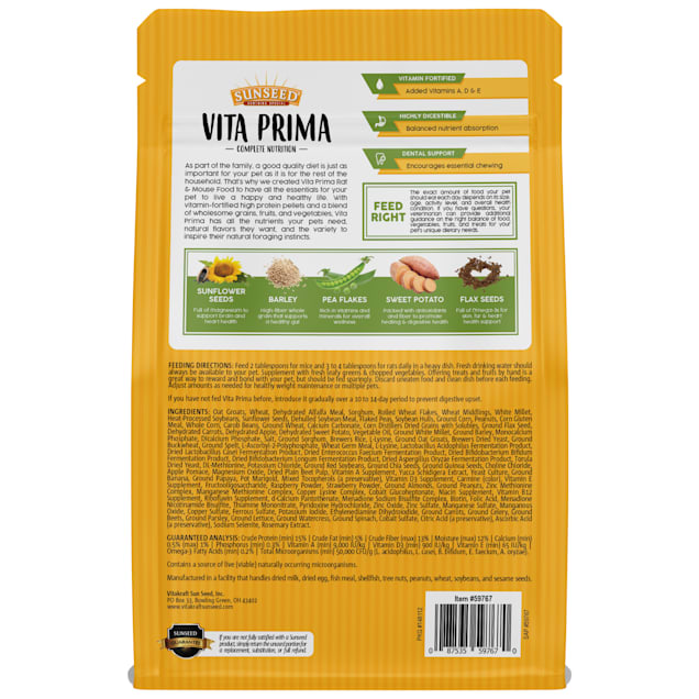 Petco mouse food top