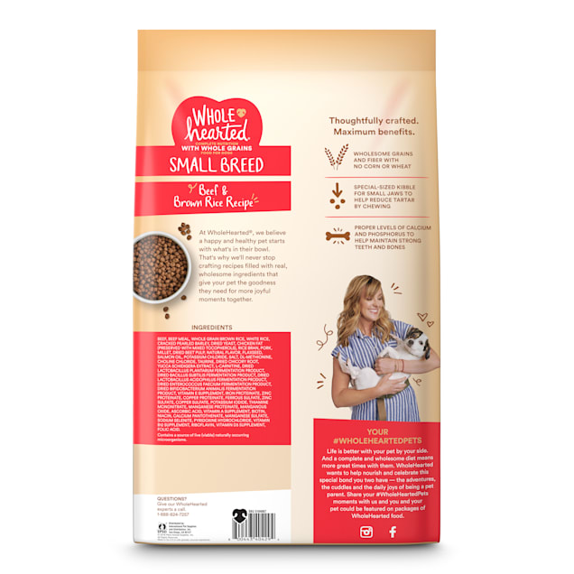 Wholehearted small breed dog food reviews 2025