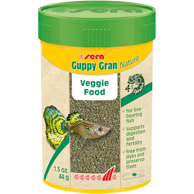 Sera Guppy Gran Nature Food 1 5 Oz Petco