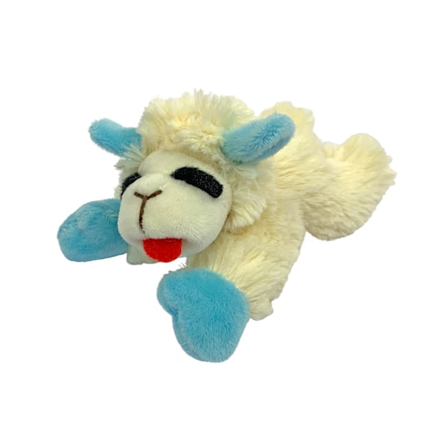 Blue plush dog toy cheap