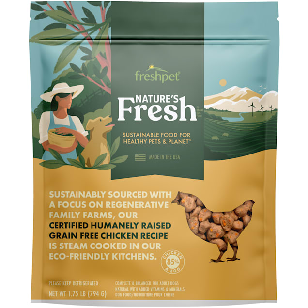 Freshpet Nature s Fresh Grain Free Chicken Recipe Dry Dog Food 1.75 lbs