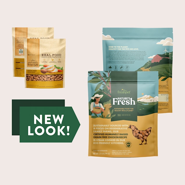 Freshpet Nature s Fresh Grain Free Chicken Recipe Dry Dog Food 1.75 lbs