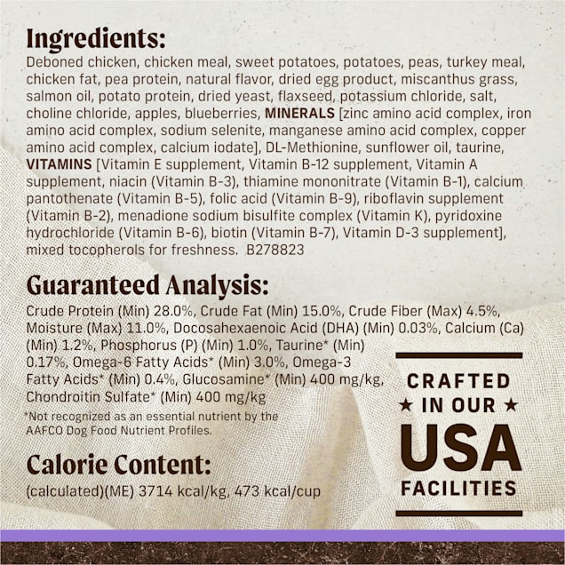Merrick Grain Free Real Chicken Sweet Potato Recipe Dry Puppy