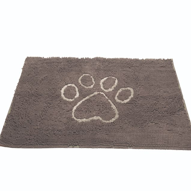 Dog Gone Smart Dirty Dog Misty Grey Doormat for Dogs, 31" L X 20" W - Carousel image #1