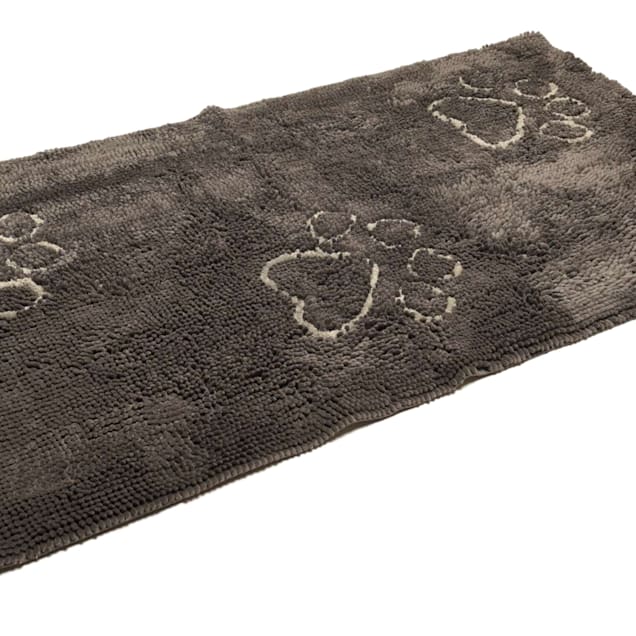 Dog Gone Smart Dirty Dog Misty Grey Doormat Runner for Dogs, 60" L X 30" W - Carousel image #1