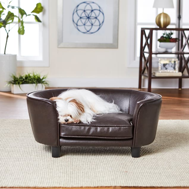 Enchanted Home Pet Pebble Brown Coco Pet Sofa 26.5