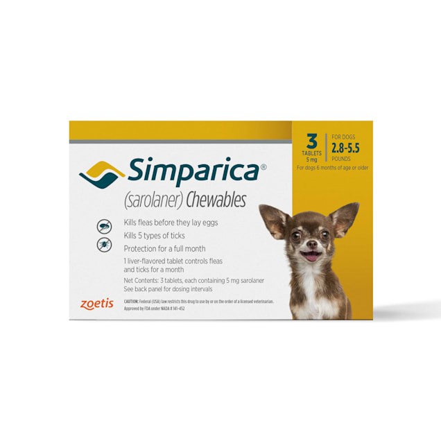 Simparica Trio 44.1-88 lbs. Dogs, 6 Month Supply