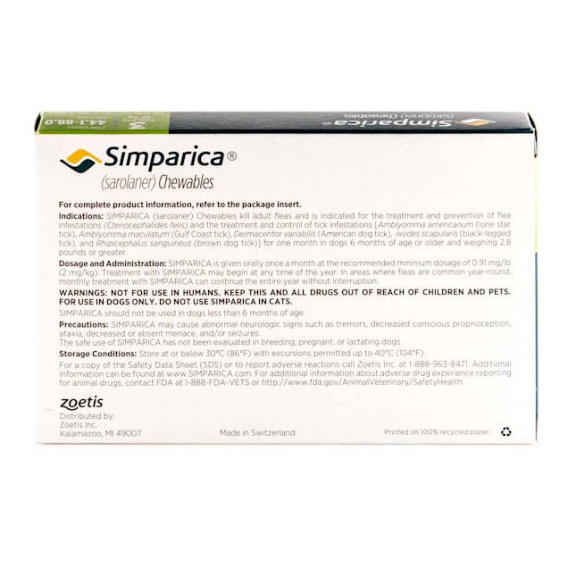 Petco simparica sales