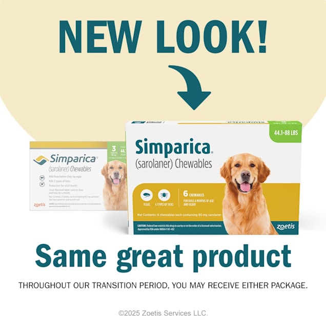 Simparica Chewable for Dogs Month Supply Petco