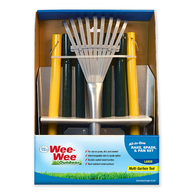 Wee-wee All-In-One Rake, Spade & Pan Set for Dogs, Large - Carousel image #1