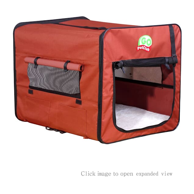 Collapsible soft dog crate store