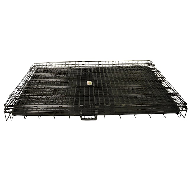 Go Pet Club Foldable Metal Crate with Divider Leak Proof Pan