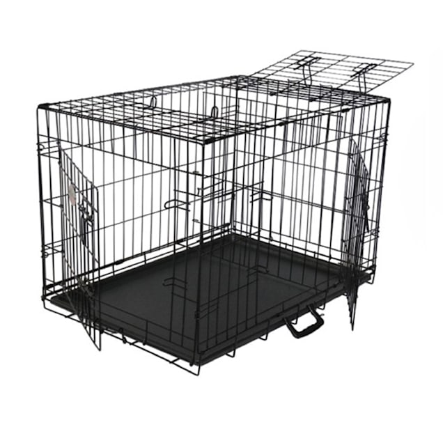 Non metal dog crate top
