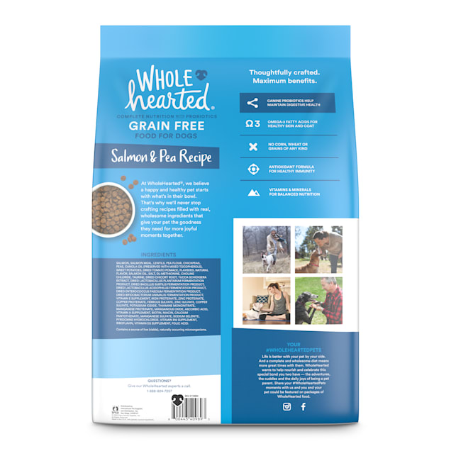 Wholehearted health benefits dog food top