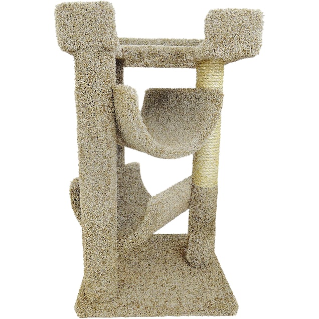 New Cat Condos 3 Level Premier Brown Cat Scratch Lounge 32 H Petco