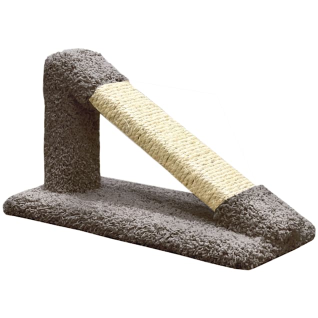 New Cat Condos Premier Grey Tilted Scratching Post, 12" H - Carousel image #1