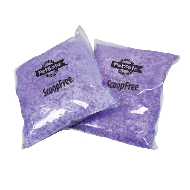 PetSafe ScoopFree Lavender Crystal Cat Litter, Pack of 2 - Carousel image #1