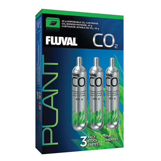 Fluval 3 Pack Pressurized Disposable CO2 Cartridge, 45 Gram - Carousel image #1