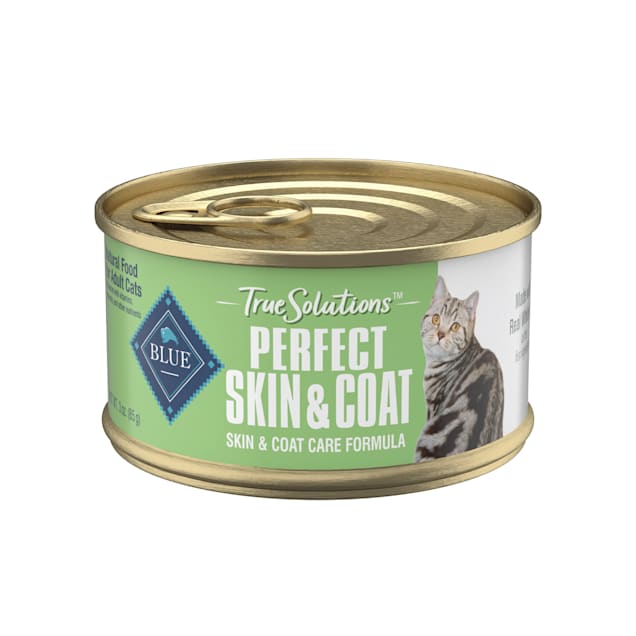 Blue Buffalo True Solutions Perfect Coat Whitefish Natural Skin Coat Care Adult Wet Cat Food 3 Oz Case Of 24 Petco