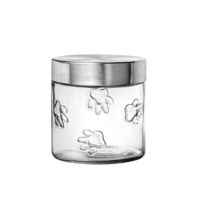 Amici Home Kitchen Supplies Glass Canister, Metal Lid For Kitchen