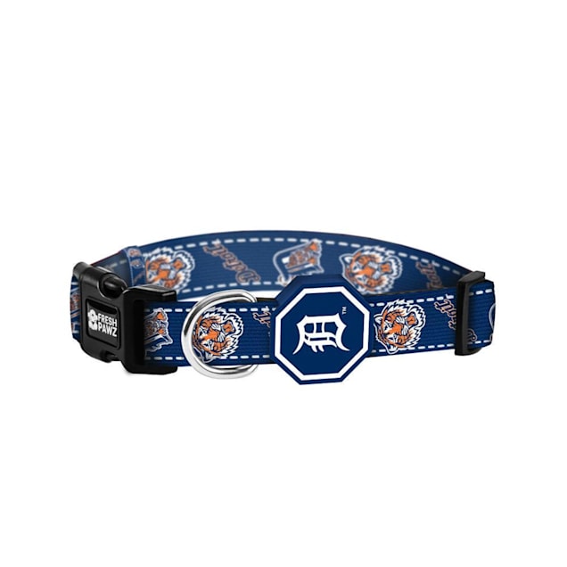 Fresh Pawz X MLB Detroit Tigers Dog Collar, Small - Carousel image #1