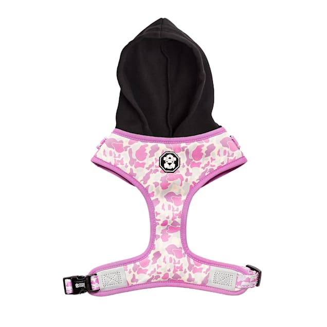 Fresh Pawz The Pastel Camo Dog Hoodie Harness, Small - Carousel image #1
