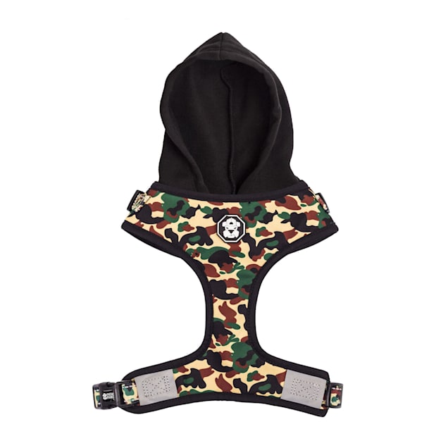 Fresh Pawz The Hype Camo Dog Hoodie Harness, Large - Carousel image #1
