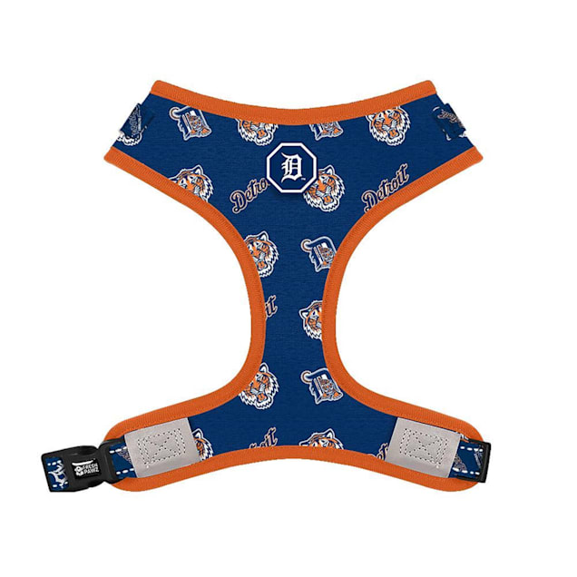 Fresh Pawz X MLB Detroit Tigers Adjustable Mesh Dog Harness, Medium - Carousel image #1