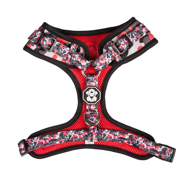 Fresh Pawz The Drip Camo Adjustable Mesh Dog Harness Medium