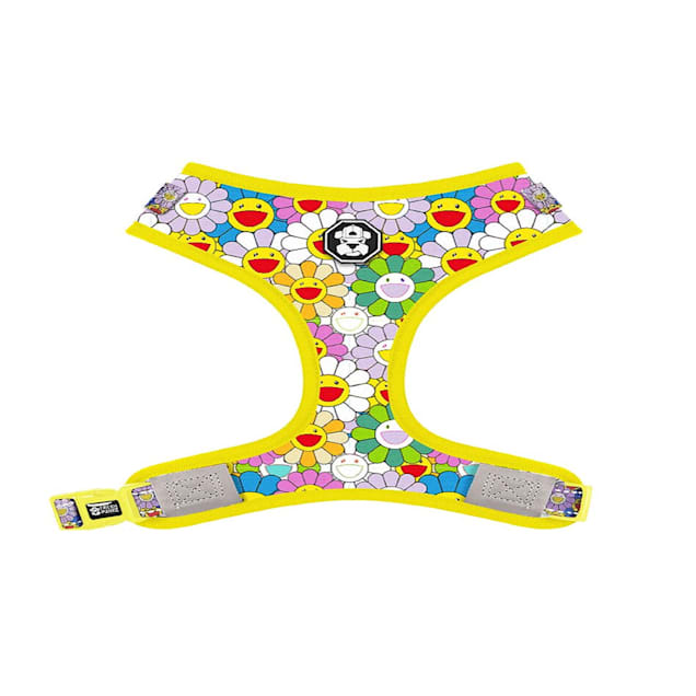 Fresh Pawz The Psychedelic Flowers Adjustable Mesh Dog Harness, X-Small - Carousel image #1