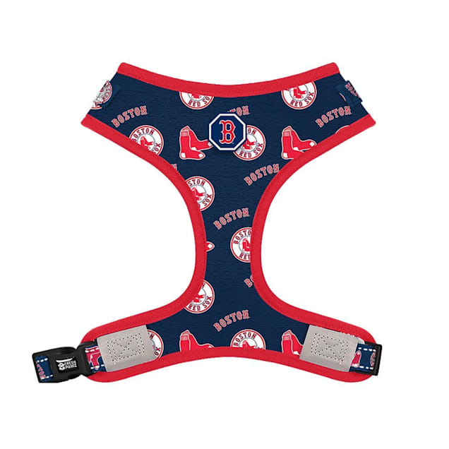 Fresh Pawz X MLB Boston Red Sox Adjustable Mesh Dog Harness, X-Small - Carousel image #1