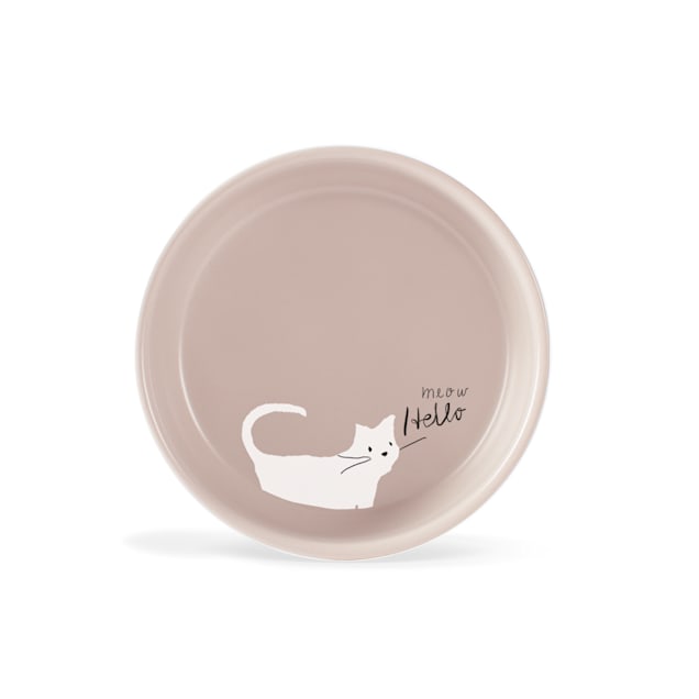 PetShop by Fringe Studio Whisker Cat Meow Stoneware Pet Bowl Petco