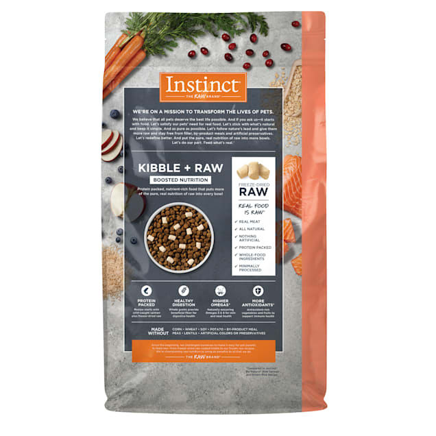 Instinct raw boost sale dog food review