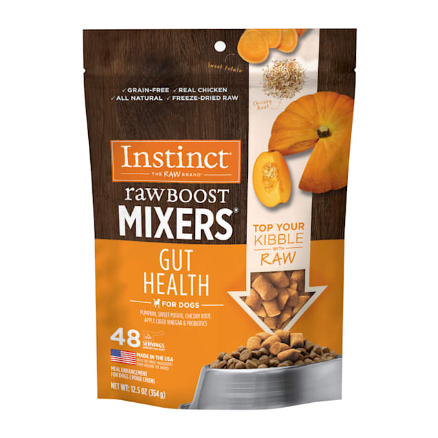 Instinct Freeze-Dried Raw Boost Mixers Grain-Free Gut Health Recipe Dog Food Topper, 12.5 oz. - Carousel image #1