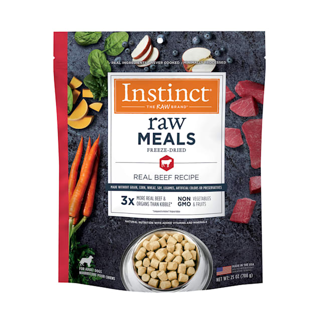 INSTINCT Original Grain-Free Recipe with Real Chicken Freeze-Dried Raw  Coated Dry Dog Food, 22.5-lb bag 