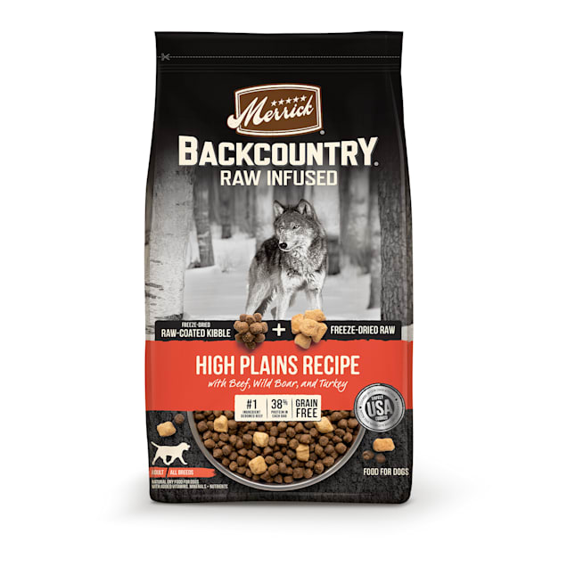 Merrick freeze dried raw coated kibble