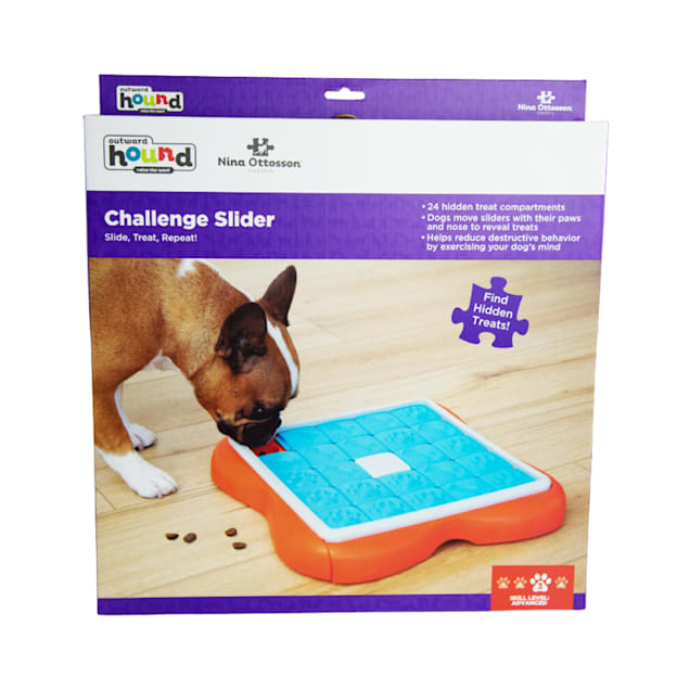 Dog Activity Slide & Feed Puzzle for dogs and cats - For dogs