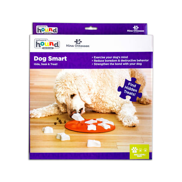 Outward Hound Orange Smart Puzzle Dog Toy Large Petco