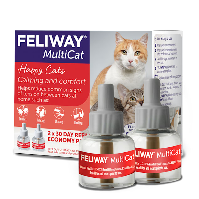  Feliway Optimum Refill, The Best Solution to Ease cat Anxiety,  cat Conflict and Stress in The Home : Pet Supplies