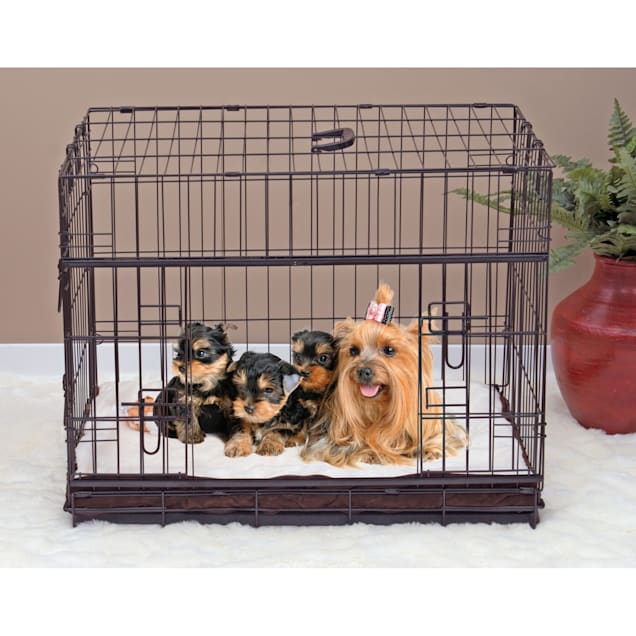 Lucky Dog Double Door Dog Crate with Sliding Doors 42
