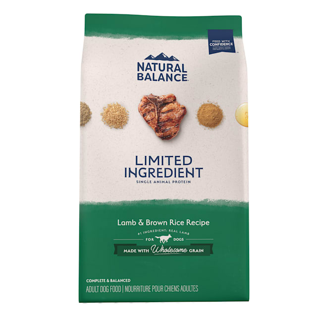 Natural Balance L.I.D. Limited Ingredient Diets Lamb & Brown Rice Formula Dry Dog Food, 26 lbs. - Carousel image #1