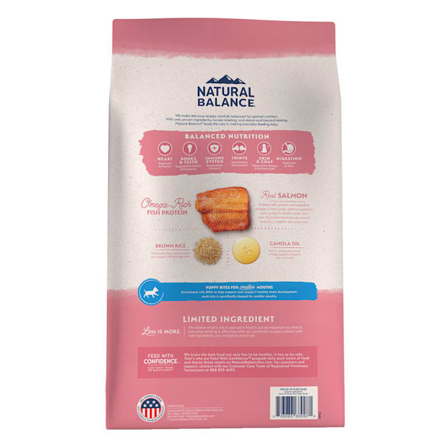 Natural Balance L I D Limited Ingredient Diets Salmon Brown Rice Formula Dry Puppy Food 24 Lbs Petco