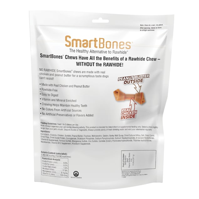 Smartbones cheap peanut butter