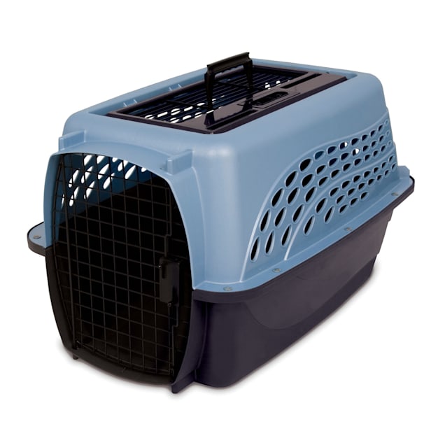 Petmate Blue 2 Door Top Load Dog Kennel, 24.05 L X 16.76 W X 14.5 H