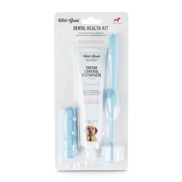 Well & Good Dental Health Kit with Chicken-Flavored ...