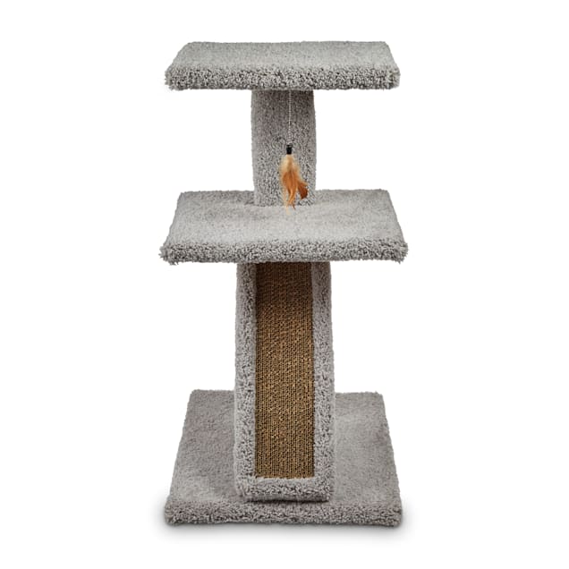 EveryYay Lookout Loft 2-Level Cat Tree with Ramp, 21.5" L X 17.5" W X 32" H - Carousel image #1