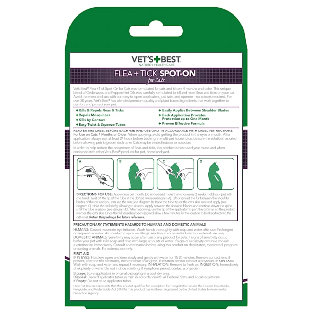 Best flea spot deals on for cats